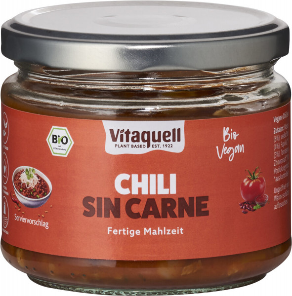 *Bio Chili Sin Carne Bio vegan (240g) Vitaquell