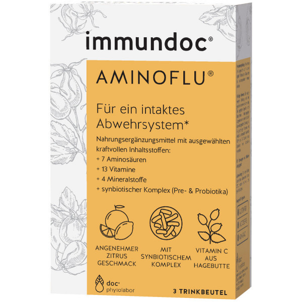 immundoc® AMINOFLU® Trinkgranulat (3 Btl)