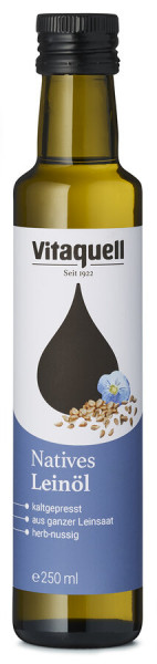 Lein-Öl nativ, kaltgepresst (0,25l) Vitaquell