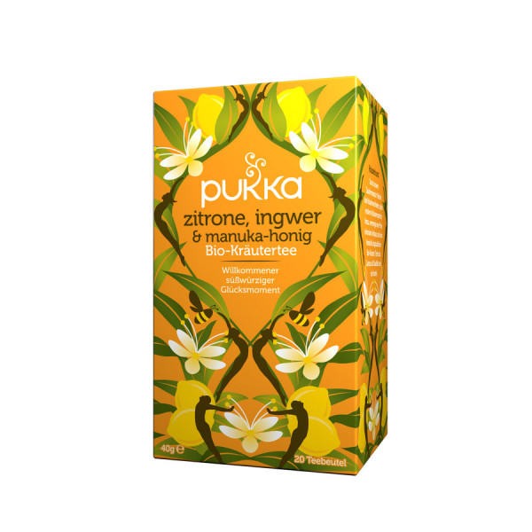 *Bio Pukka Bio Tee Zitrone, Ingwer &amp; Manuka-Honig (20x2g) Pukka