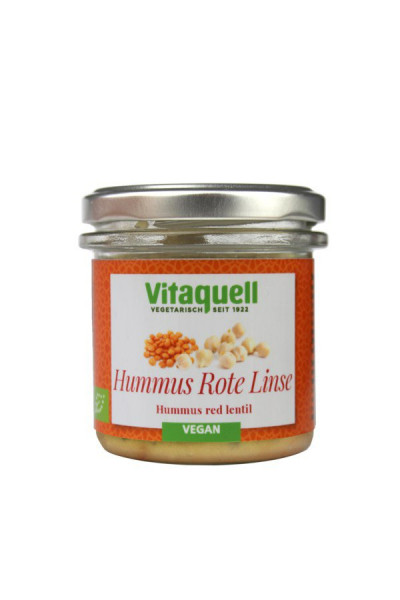 *Bio Hummus Rote Linse Bio (130g) Vitaquell