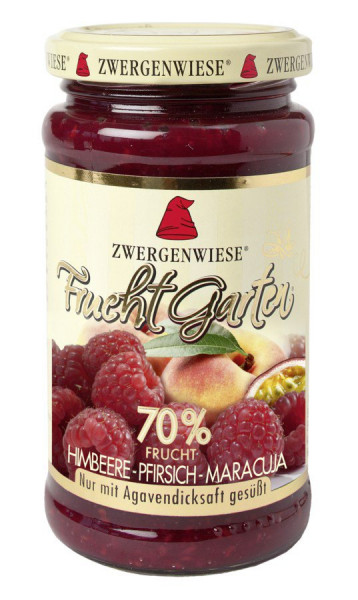 *Bio FruchtGarten Himbeere-Pfirsich-Maracuja (225g) Zwergenwiese