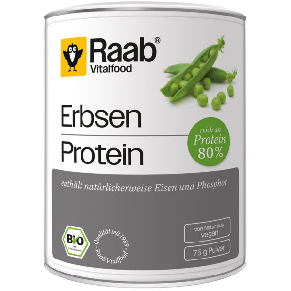 *Bio Bio Erbsen Protein Pulver (75g) Raab Vitalfood