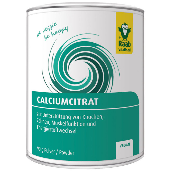 Calciumcitrat Pulver (90g) Raab Vitalfood