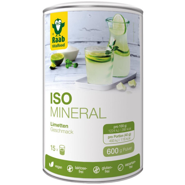 Iso-Mineral Limette (600g) Raab Vitalfood