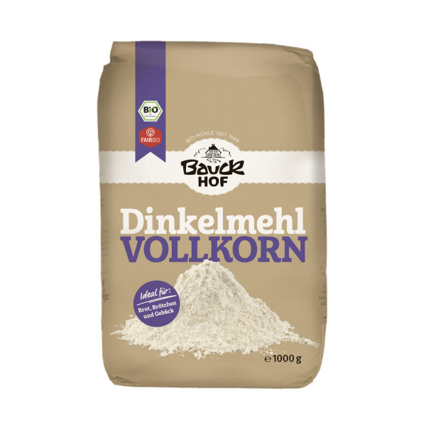 *Bio Dinkelmehl Vollkorn Bio (1000g) Bauckhof