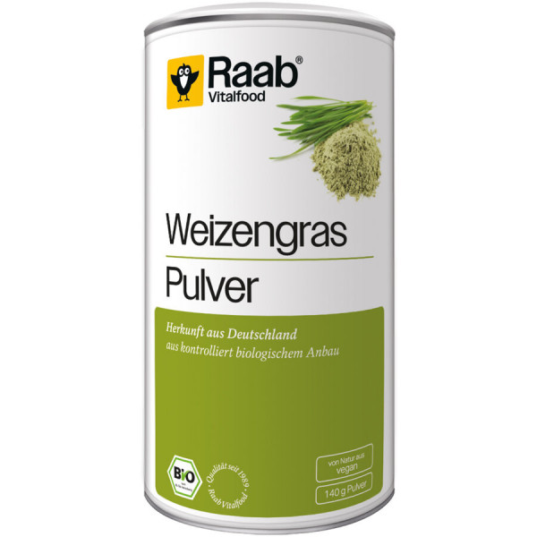 *Bio Bio Weizengras Pulver (140g) Raab Vitalfood