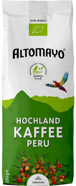 *Bio Bio Hochland Kaffee gemahlen 250g (250g) Altomayo