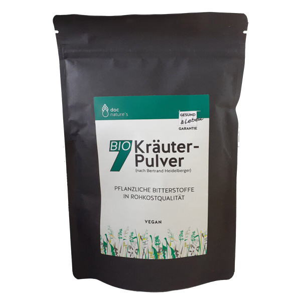 *Bio doc natures BIO 7 Kräuter-Pulver, Nachfüllbeutel (150g) Gesund &amp; Leben