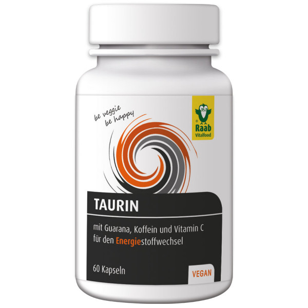 Taurin mit Guarana und Koffein (39g) Raab Vitalfood