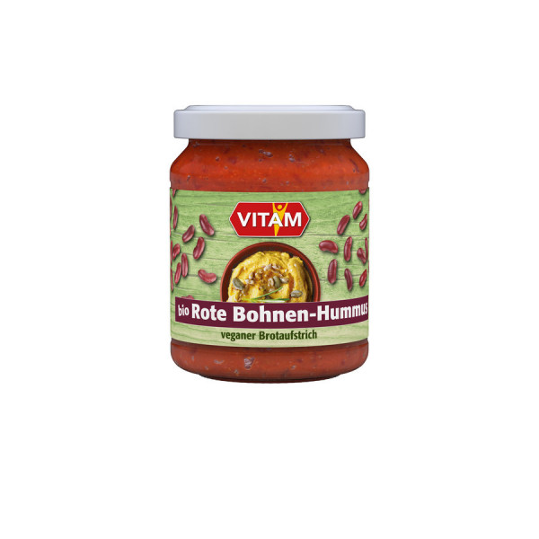 *Bio Rote Bohnen Hummus (125g) VITAM