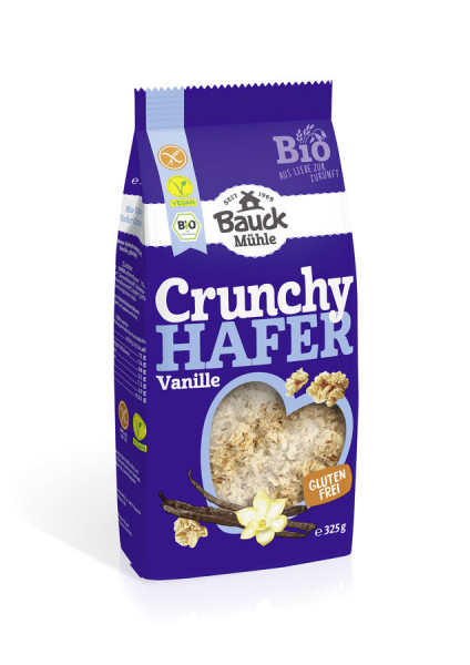*Bio Hafer Crunchy Vanille gf Bio (325g) Bauck Mühle