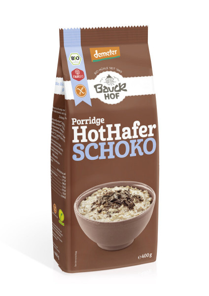 *Bio Hot Hafer Schoko glutenfrei Demeter (400g) Bauck Mühle