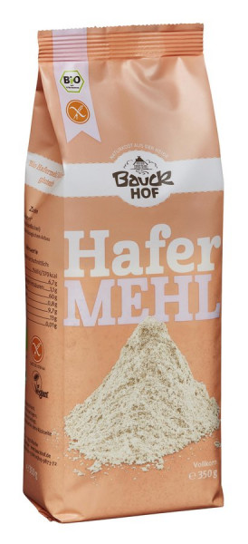 *Bio Hafermehl Vollkorn glutenfrei Bio (350g) Bauckhof