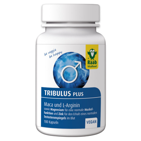 Tribulus plus Kapseln, 100 Kapseln à 650 mg (65g) Raab Vitalfood