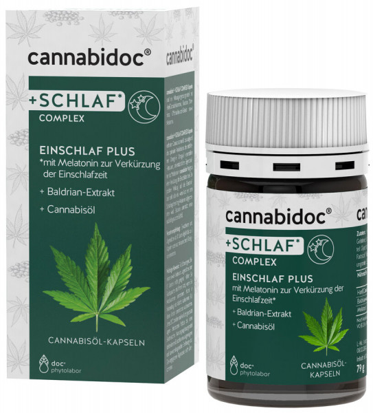 cannabidoc® +SCHLAF* COMPLEX Kapseln (60St) doc phytolabor