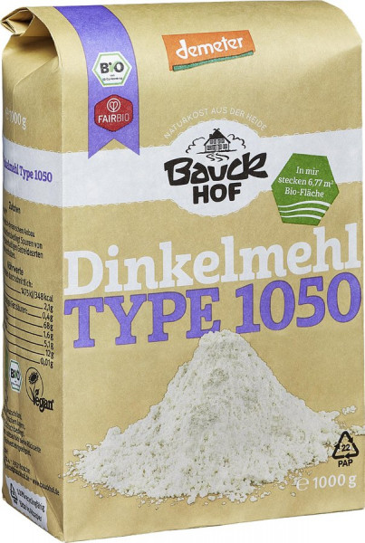 *Bio Dinkelmehl Type 1050 Demeter (1000g) Bauckhof