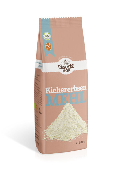 *Bio Kichererbsenmehl glutenfrei Bio (500g) Bauck Mühle