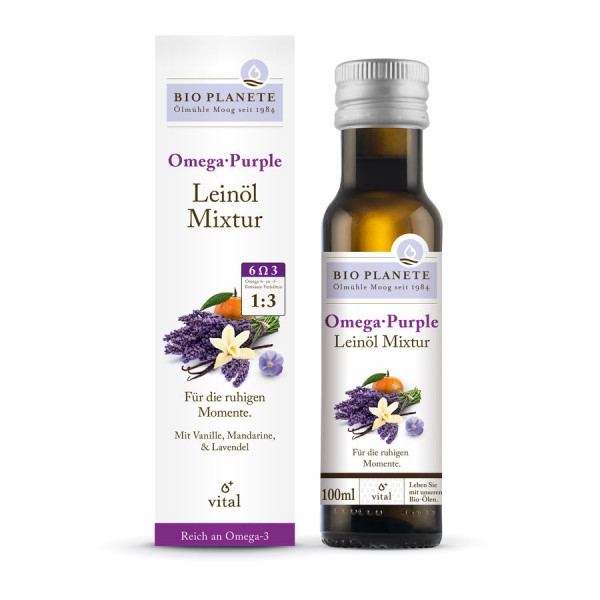 *Bio Omega Purple Leinöl-Mixtur (0,1l) BIO PLANÈTE