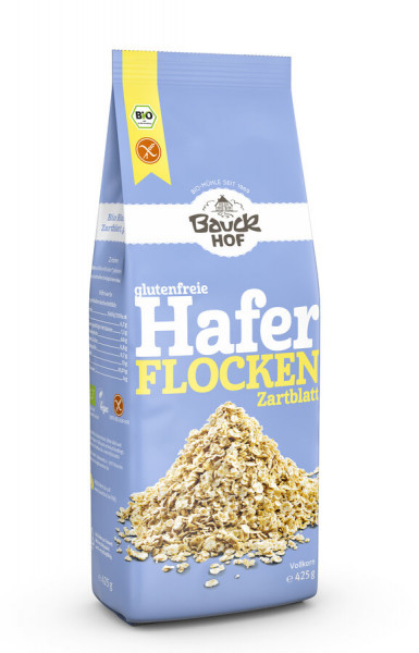 *Bio Haferflocken Zartblatt glutenfrei Bio (425g) Bauck Mühle