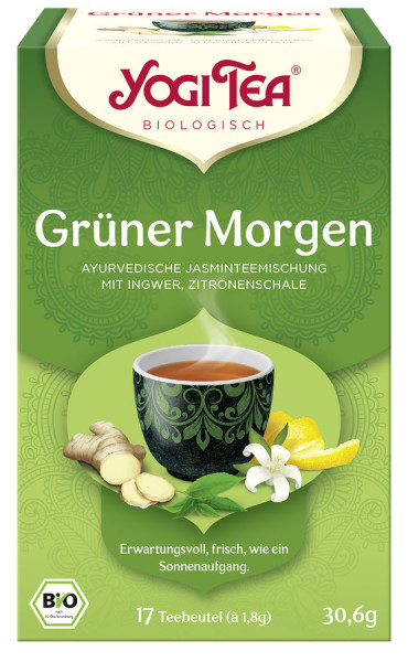 *Bio Yogi Tea® Grüner Morgen Bio (17x1,8g) Yogi Tea®, Yogi Tea GmbH