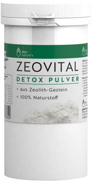doc natures ZEOVITAL Detox-Pulver (250g) Gesund &amp; Leben