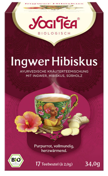 *Bio Yogi Tea® Ingwer Hibiskus Bio (17x2,0g) Yogi Tea®, Yogi Tea GmbH