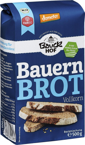 *Bio Bauernbrot Vollkorn Demeter (500g) Bauckhof