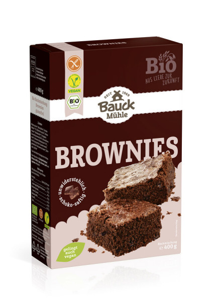*Bio Brownies glutenfrei Bio (400g) Bauck Mühle