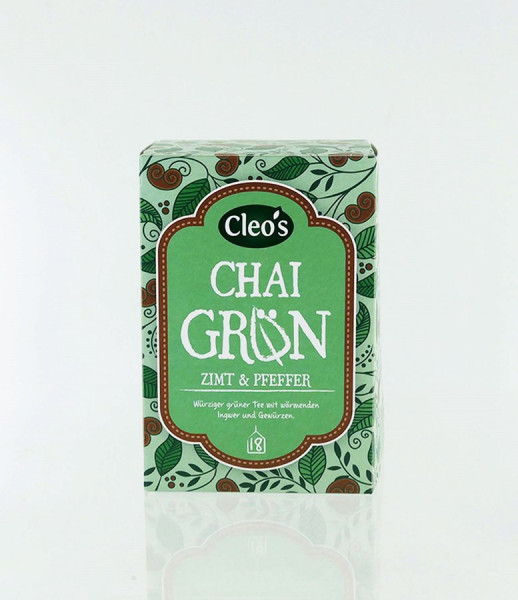 *Bio Chai Grün (18 x 1,5g) Cleo's