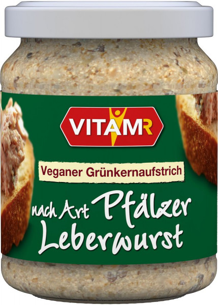 *Bio Veganer Grünkernaufstrich nach Art Pfälzer Leberwurst (120g) VITAM