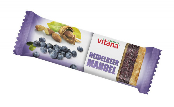 *Bio Bio-Heidelbeer-Mandel-Fruchtschnitte (60g) Vitana