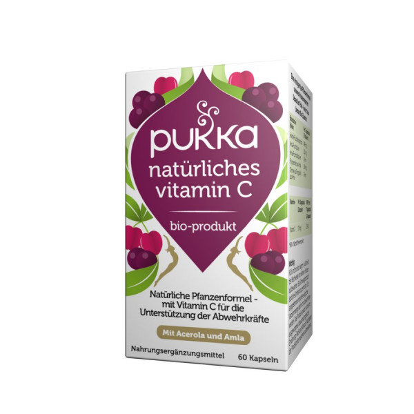*Bio Natürliches Vitamin C (60x0,65g) Pukka
