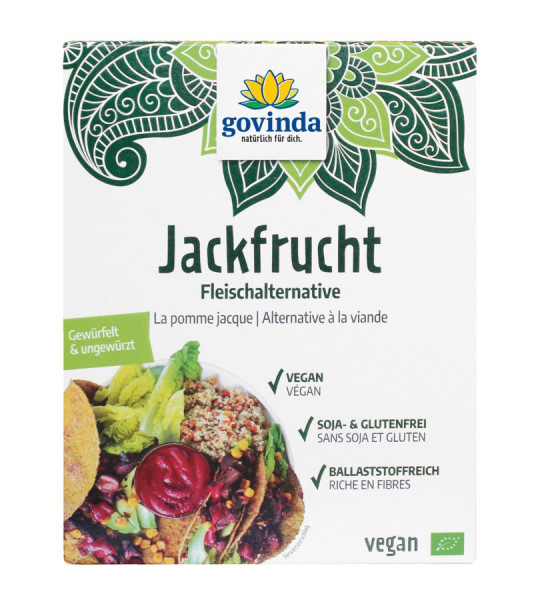 *Bio Jackfrucht Fleischalternative Würfel (200g) Govinda