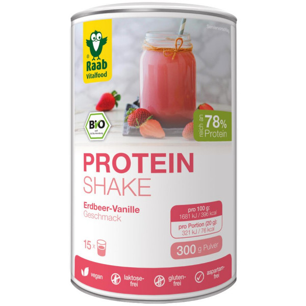 *Bio BIO Protein Shake Erdbeer-Vanille (300g) Raab Vitalfood