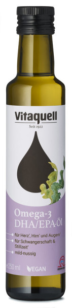 Omega-3 DHA/EPA-Öl (250ml) Vitaquell