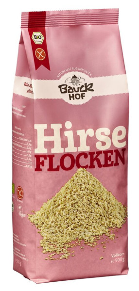 *Bio Hirseflocken glutenfrei Bio (500g) Bauck Mühle
