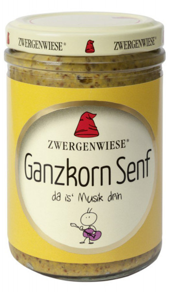 *Bio Ganzkorn Senf (160ml) Zwergenwiese