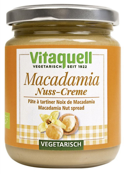 *Bio Macadamianuss-Creme Bio (250g) Vitaquell