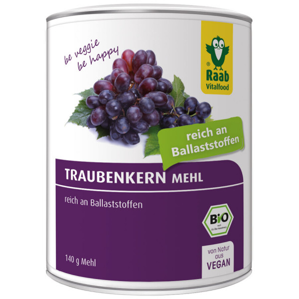 *Bio BIO Traubenkernmehl (140g) Raab Vitalfood