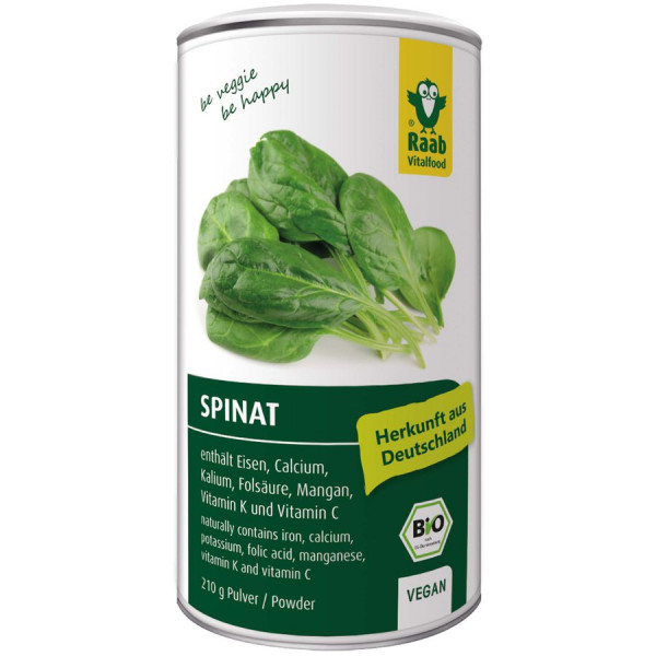 *Bio BIO Spinat Pulver (210g) Raab Vitalfood