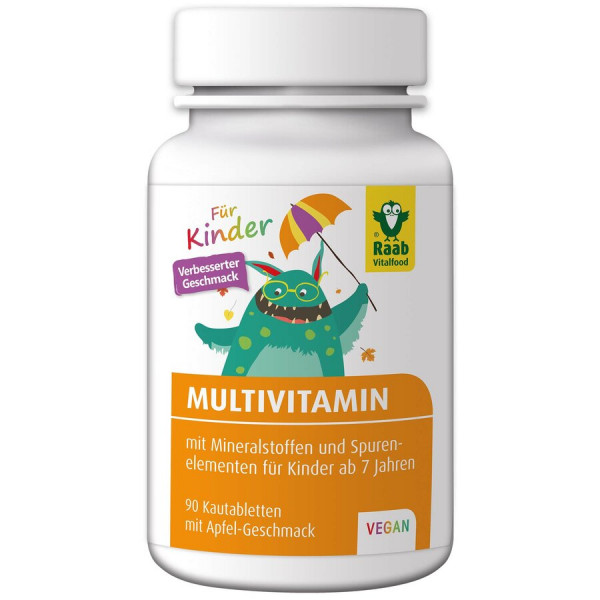 Vitamin Multivitamin für Kinder &#039;&#039;Apfel&#039;&#039; (108g) Raab Vitalfood