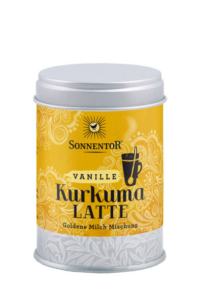 *Bio Kurkuma Latte Vanille, Dose (60g) Sonnentor