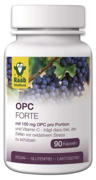 OPC forte 90 Kapseln à 450 mg (40,5g) Raab Vitalfood