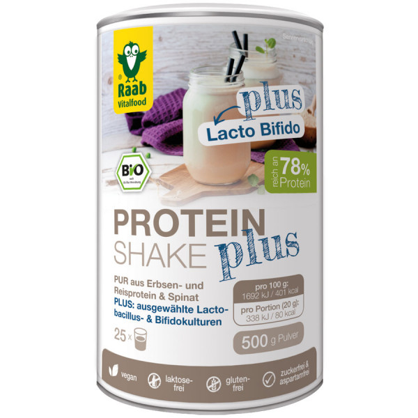 *Bio Bio Protein Shake Pur Plus (500g) Raab Vitalfood