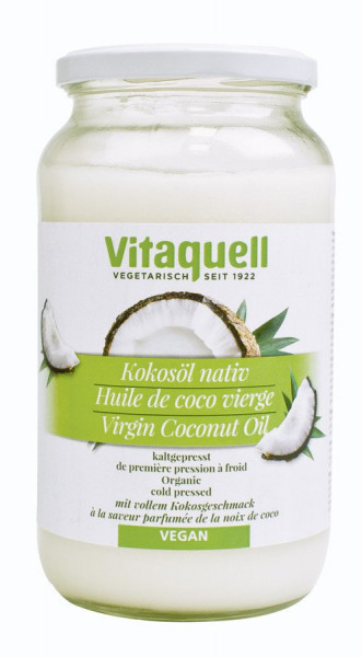 *Bio Bio Kokosöl nativ (860ml) Vitaquell