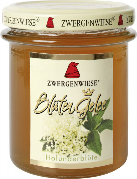 *Bio Blütengelee Holunderblüte (195g) Zwergenwiese