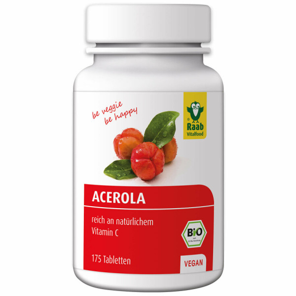 *Bio Bio Acerola Tabletten, 175 Stück (87,5g) Raab Vitalfood