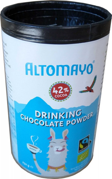 *Bio BIO Trinkschokolade in der Dose, 42% Premiumkakao (250g) Altomayo