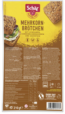Mehrkornbrötchen (210g) Schär